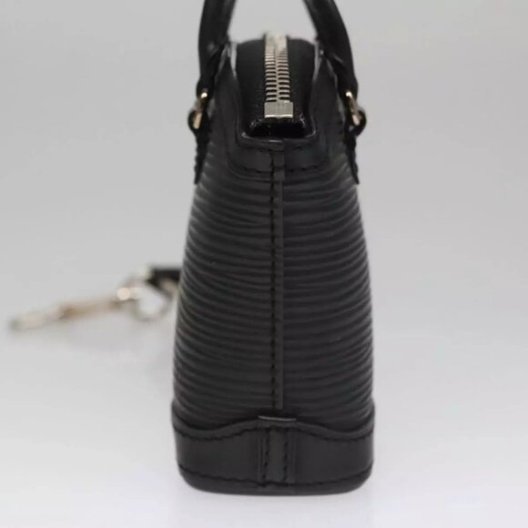 LOUIS VUITTON Epi Mini Lockit Charm Black LV Auth - Picture 13 of 15